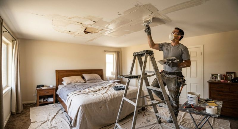 Ceiling Crack Repair in Kansas City, KS