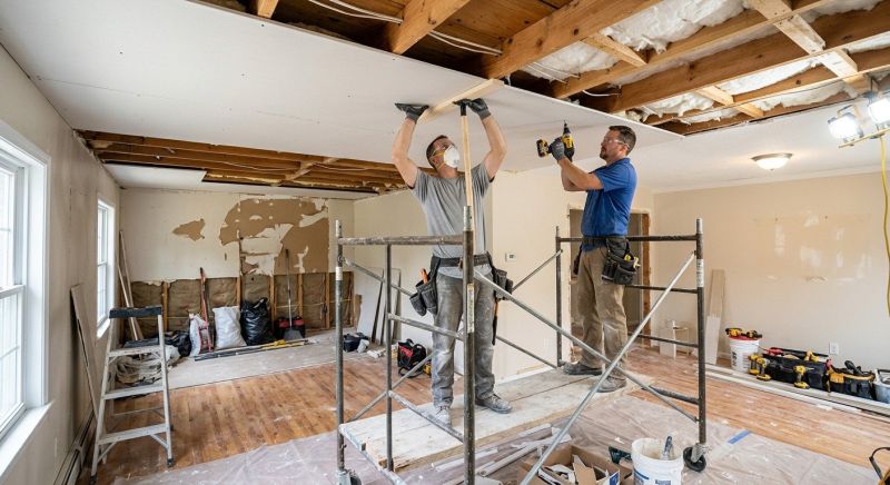 Ceiling Drywall Installation in Kansas City, KS