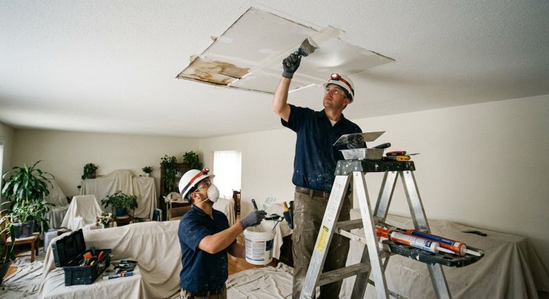 Ceiling Drywall Repair in Olathe, KS