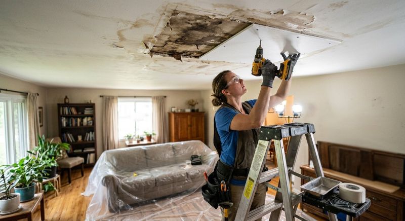 Ceiling Crack Repair